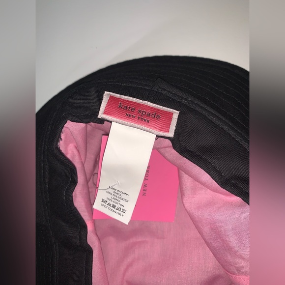 Kate Spade Black Bucket hat NWT main image 4